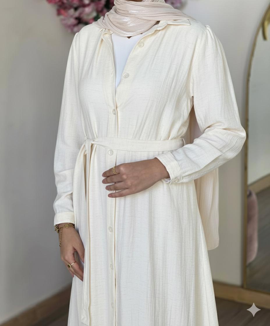 Besan Dress ( off white)