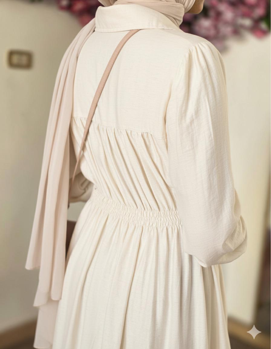 Besan Dress ( off white)