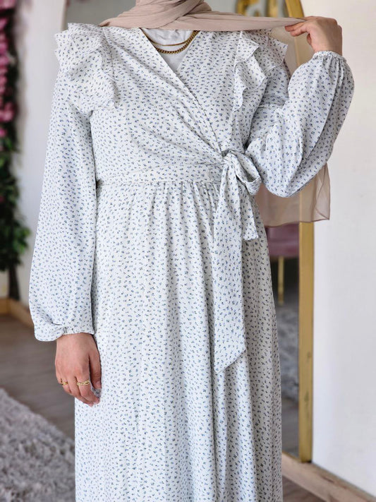 Farah Suit (Blue Florals)