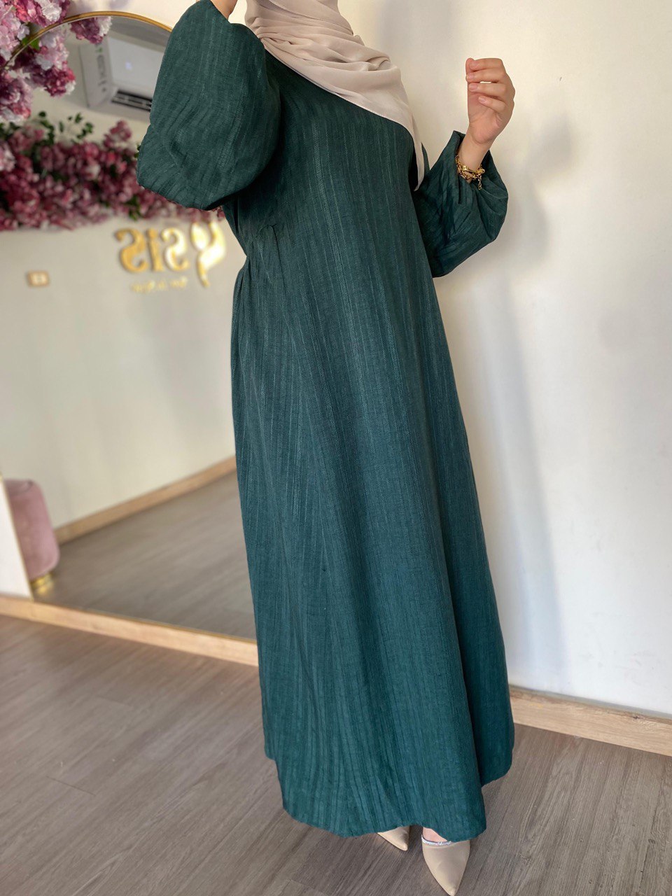 Mira Abaya (Dark Teal)