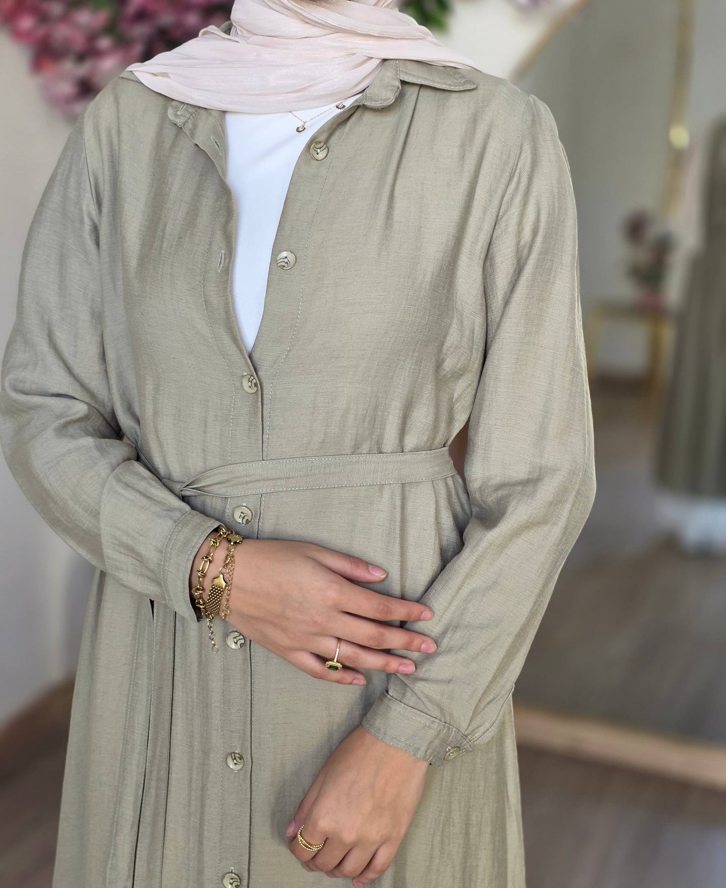 Besan Dress (Green)