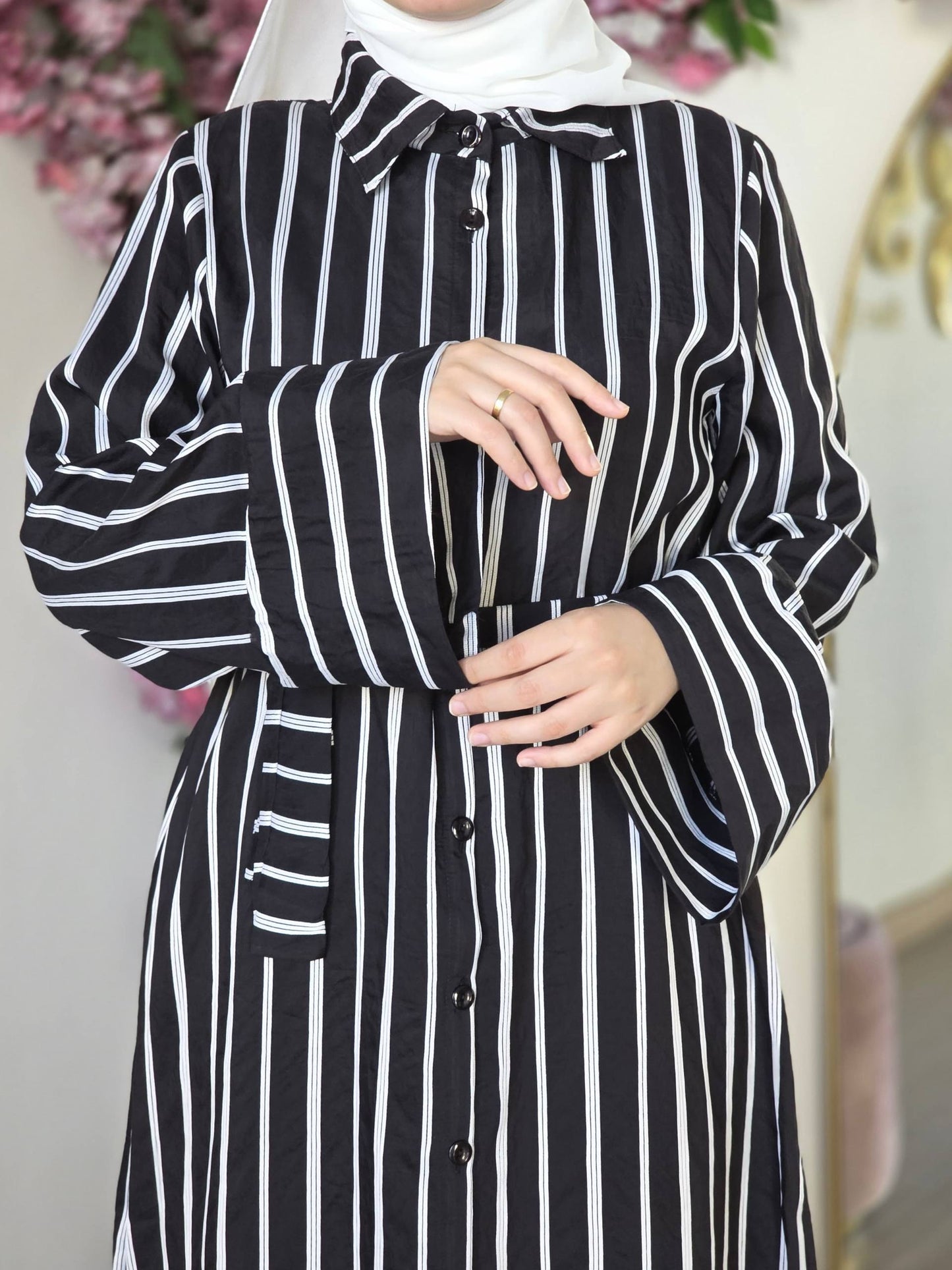 Judy Dress (Black & White)