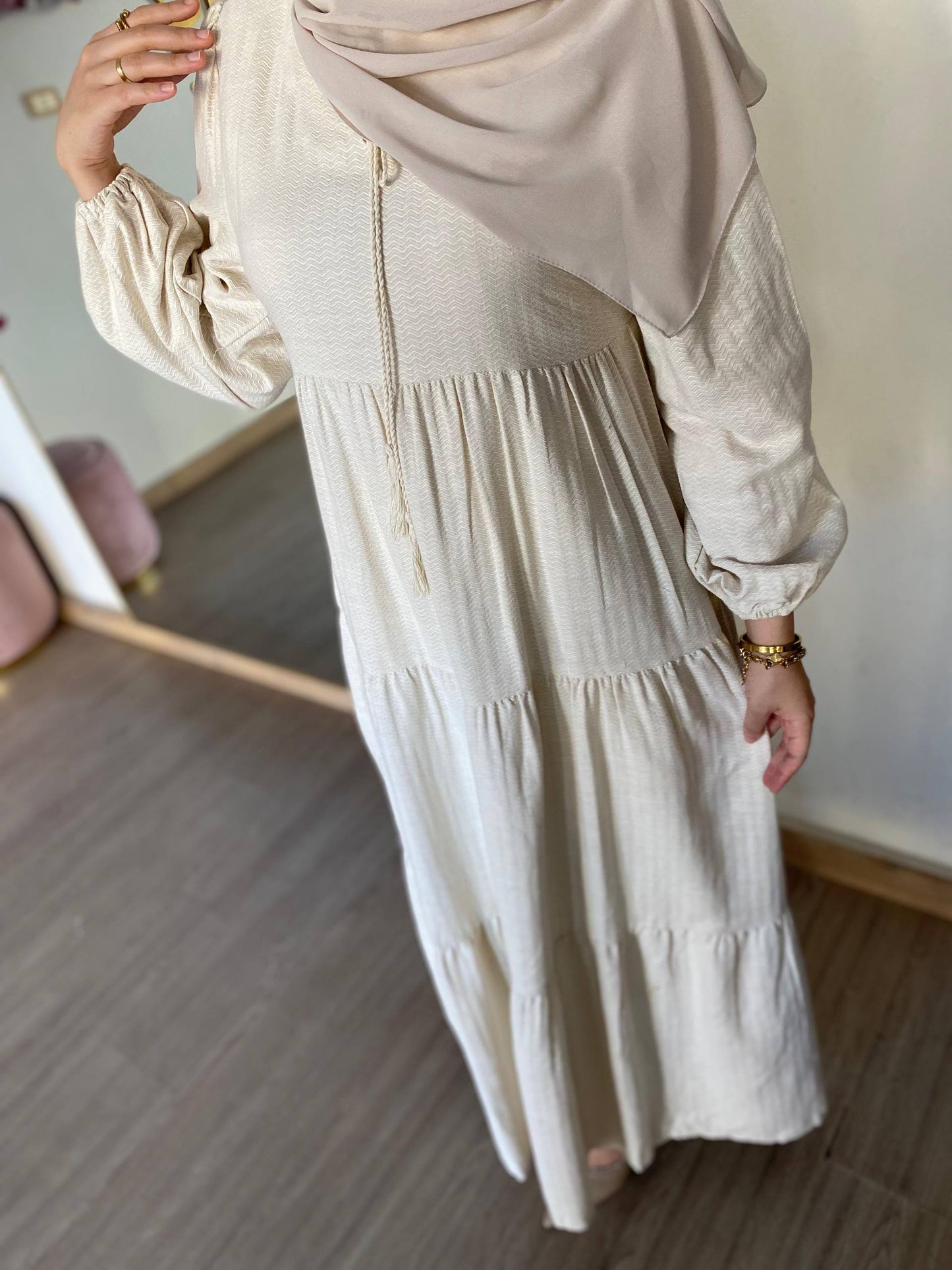 Layla Dress (Beige)