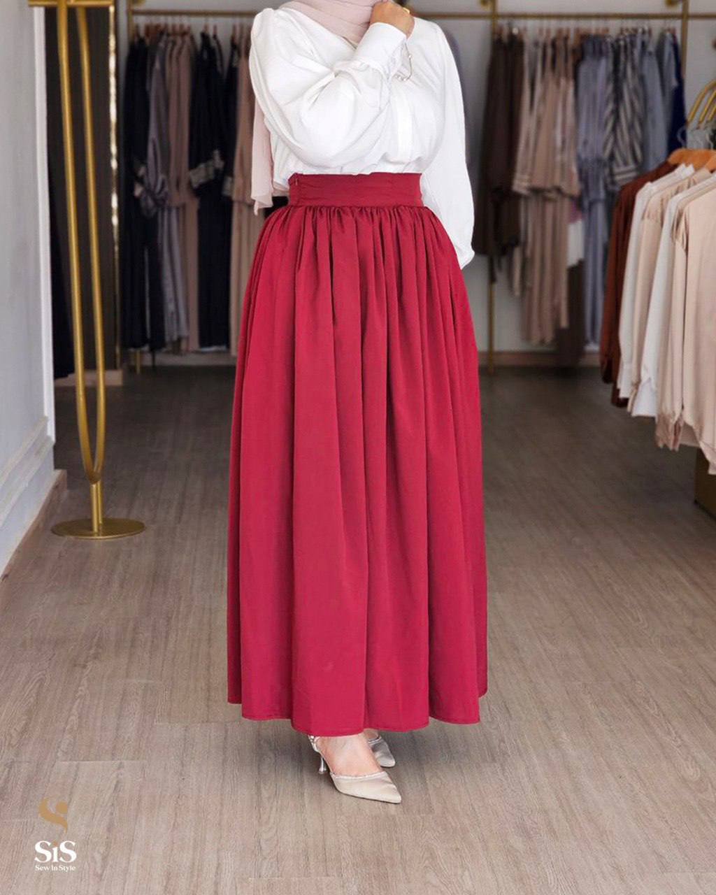 Mia skirt (Maroon)
