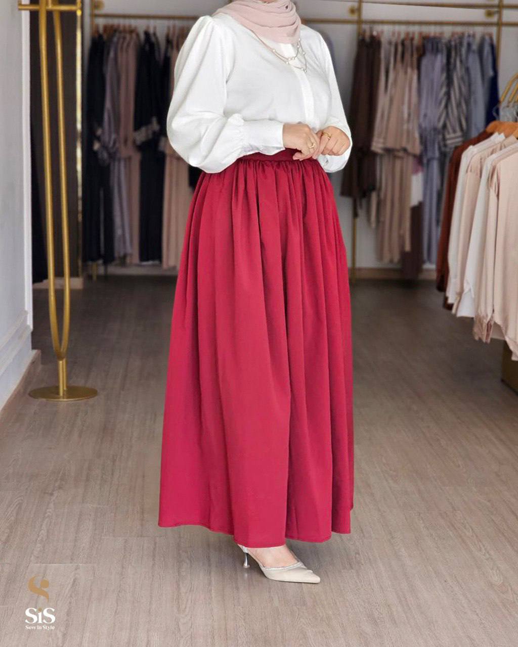 Mia skirt (Maroon)