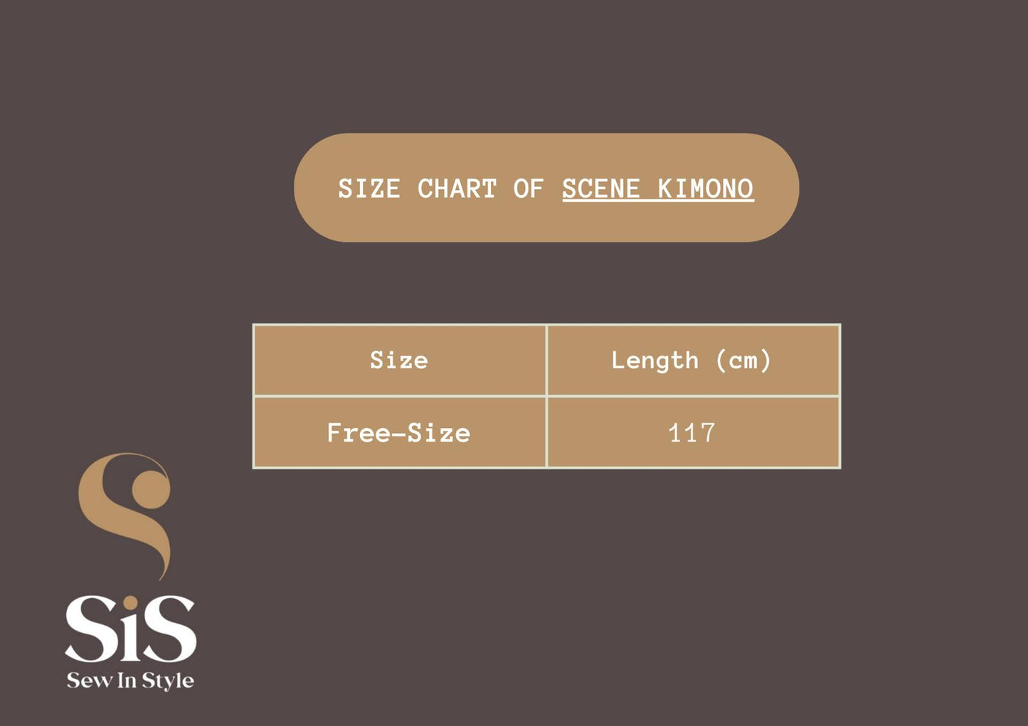 Scene kimono (Brown Designs)