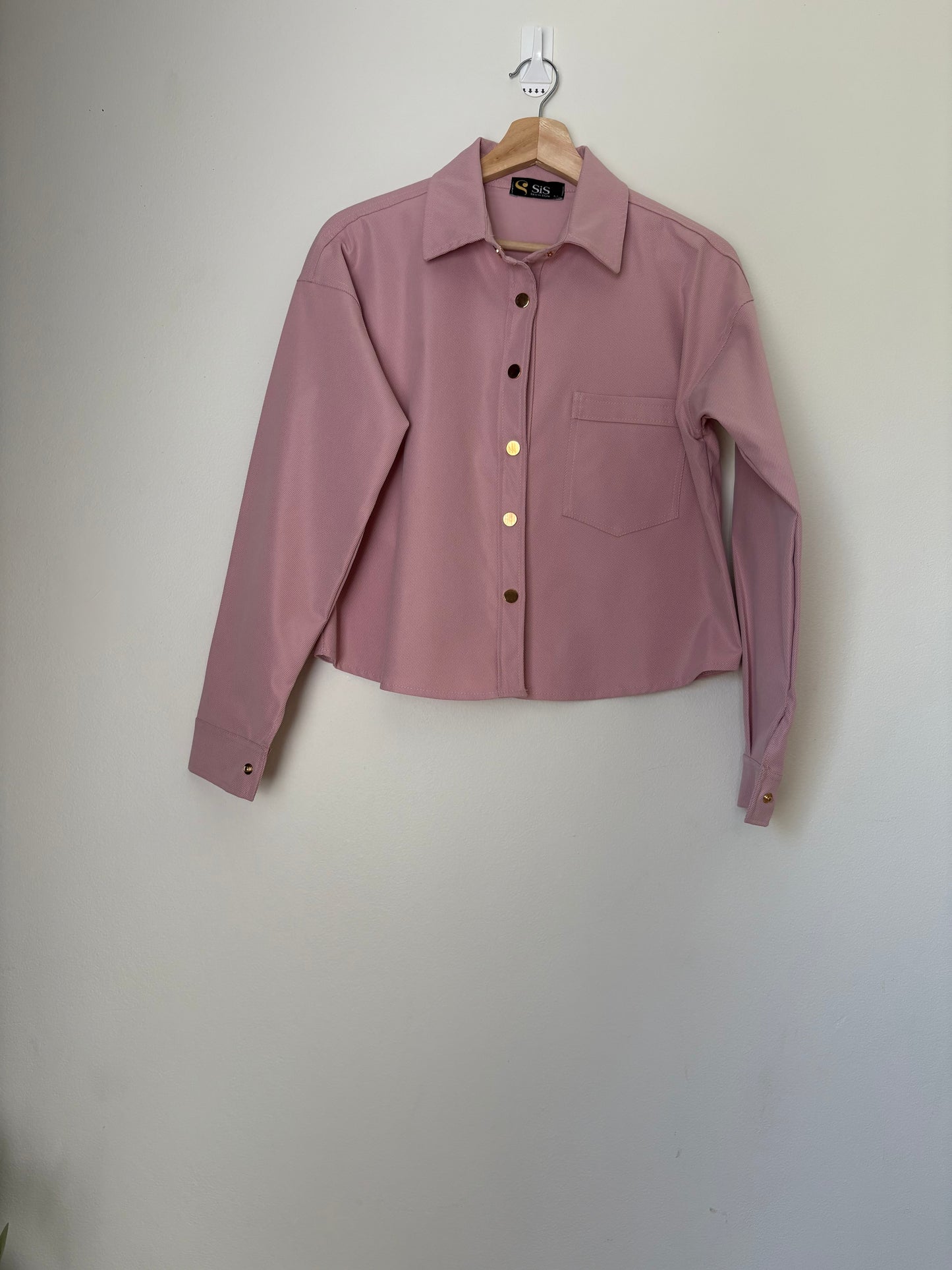 Crop jacket(pink)