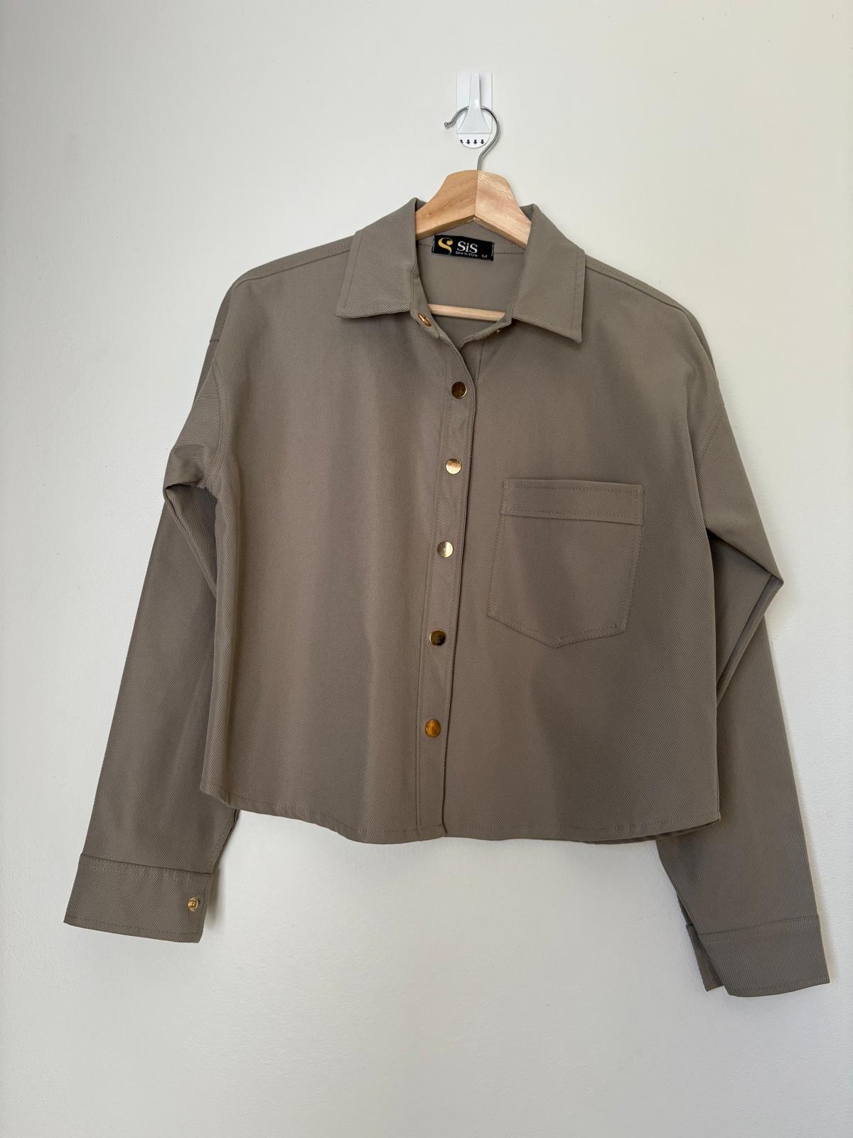 Crop jacket(olive)