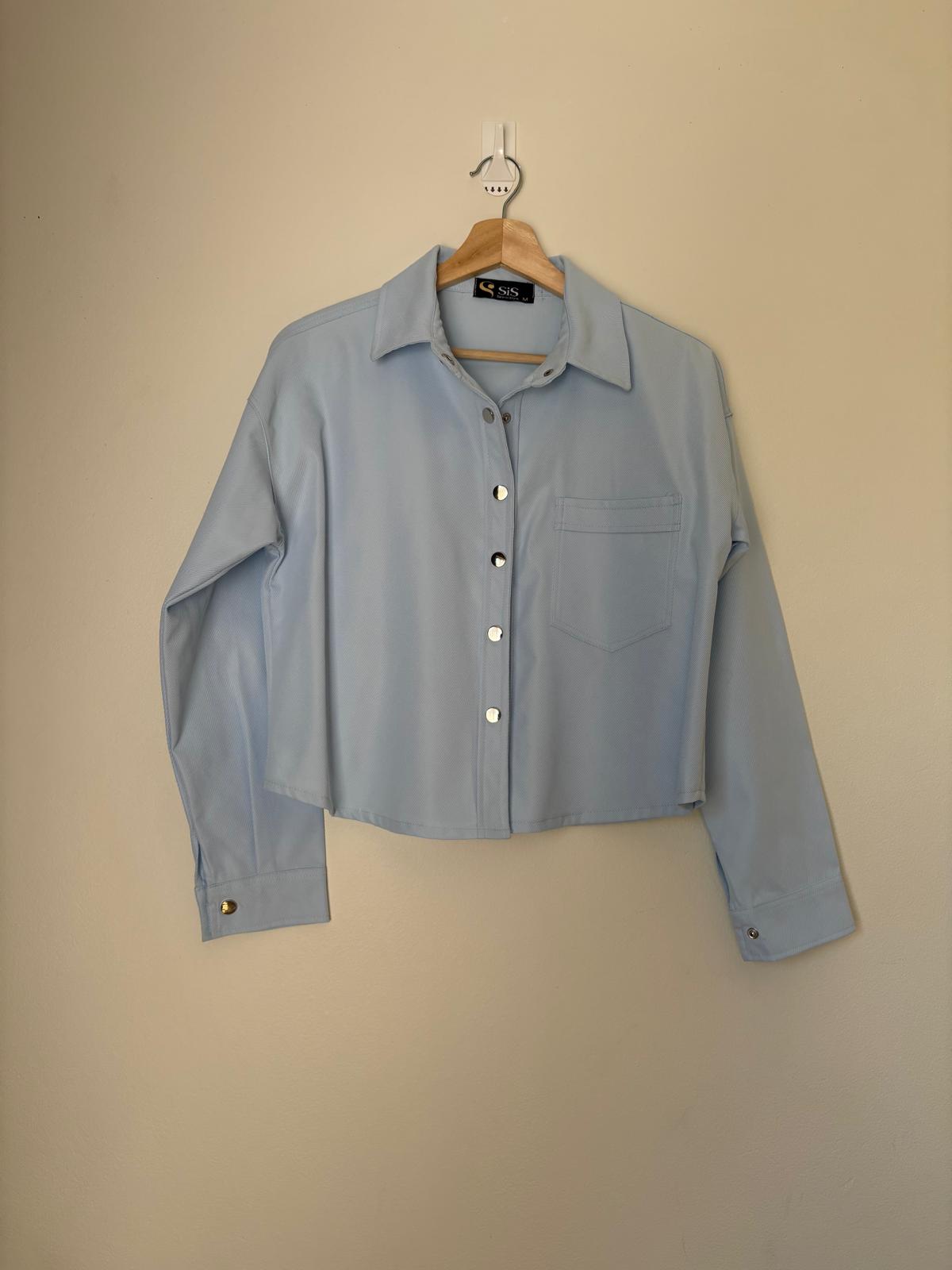 Crop jacket(baby blue)