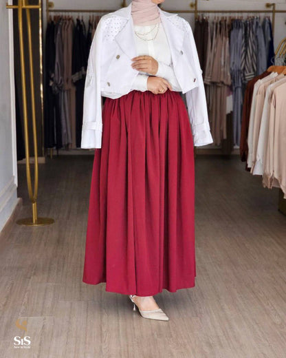 Mia skirt (Maroon)