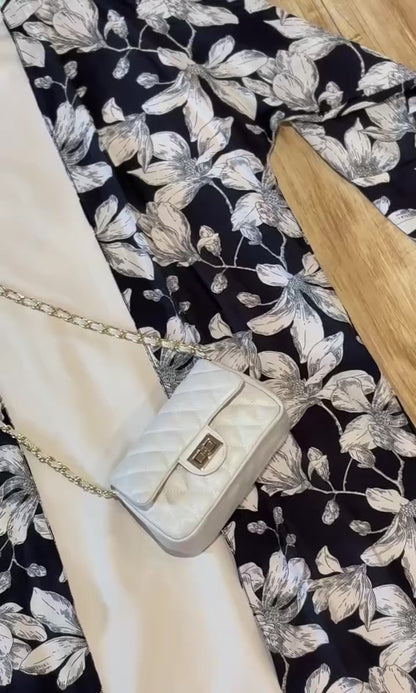 Floral Kimono (Black & White)