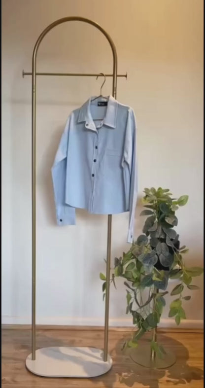 Crop jacket(baby blue)